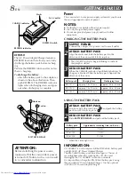 Preview for 8 page of JVC GR-AX940 Instructions Manual