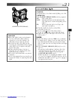 Preview for 21 page of JVC GR-AX940 Instructions Manual