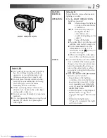 Preview for 18 page of JVC GR-AX958EG Instruction Manual