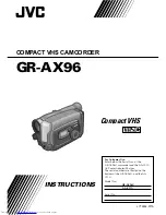 JVC GR-AX96 Instructions Manual preview