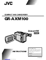 Preview for 1 page of JVC GR-AXM100 Instructions Manual