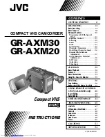 JVC GR-AXM20 Instructions Manual preview