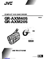 Preview for 1 page of JVC GR-AXM205 Instructions Manual