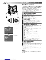 Preview for 32 page of JVC GR-AXM205 Instructions Manual