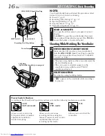 Предварительный просмотр 16 страницы JVC GR-AXM210 Instructions Manual