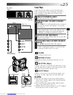 Предварительный просмотр 25 страницы JVC GR-AXM210 Instructions Manual