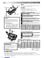 Предварительный просмотр 8 страницы JVC GR-AXM217UM Instructions Manual