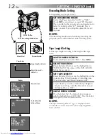 Предварительный просмотр 12 страницы JVC GR-AXM217UM Instructions Manual