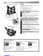 Предварительный просмотр 16 страницы JVC GR-AXM217UM Instructions Manual