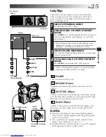 Предварительный просмотр 25 страницы JVC GR-AXM217UM Instructions Manual