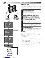 Предварительный просмотр 28 страницы JVC GR-AXM217UM Instructions Manual