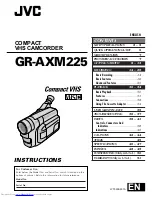 JVC GR-AXM225 Instructions Manual preview