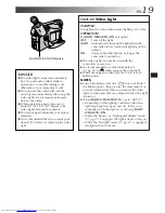 Preview for 19 page of JVC GR-AXM225 Instructions Manual