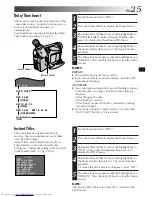 Preview for 25 page of JVC GR-AXM225 Instructions Manual