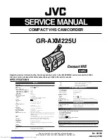 Предварительный просмотр 1 страницы JVC GR-AXM225U Service Manual