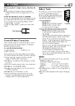 Предварительный просмотр 43 страницы JVC GR-AXM226 Instructions Manual