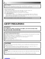 Preview for 2 page of JVC GR-AXM237UM Instructions Manual