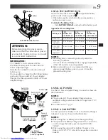 Preview for 9 page of JVC GR-AXM237UM Instructions Manual