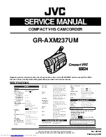 JVC GR-AXM237UM Service Manual preview