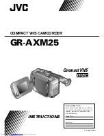 JVC GR-AXM25 Instructions Manual предпросмотр