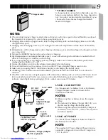 Предварительный просмотр 9 страницы JVC GR-AXM25 Instructions Manual