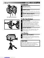 Предварительный просмотр 14 страницы JVC GR-AXM25 Instructions Manual