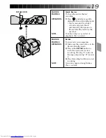 Предварительный просмотр 19 страницы JVC GR-AXM25 Instructions Manual