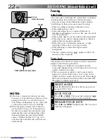 Предварительный просмотр 22 страницы JVC GR-AXM25 Instructions Manual