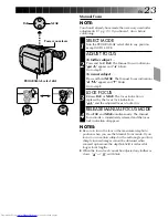 Предварительный просмотр 23 страницы JVC GR-AXM25 Instructions Manual