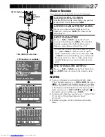 Предварительный просмотр 27 страницы JVC GR-AXM25 Instructions Manual