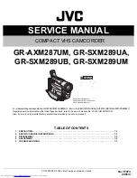 Предварительный просмотр 1 страницы JVC GR-AXM287UM Service Manual