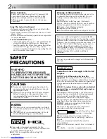 JVC GR-AXM307EG Instruction Manual preview