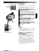 Preview for 38 page of JVC GR-AXM307EG Instruction Manual