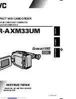 JVC GR-AXM33EG Instructions Manual preview