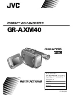 JVC GR-AXM40 Instructions Manual предпросмотр