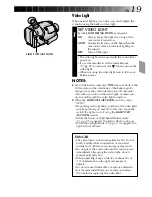 Preview for 19 page of JVC GR-AXM40 Instructions Manual