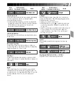 Preview for 21 page of JVC GR-AXM40 Instructions Manual