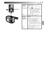 Предварительный просмотр 17 страницы JVC GR-AXM43 Instruction Manual