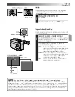 Предварительный просмотр 23 страницы JVC GR-AXM43 Instruction Manual