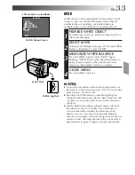 Предварительный просмотр 33 страницы JVC GR-AXM43 Instruction Manual