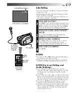 Предварительный просмотр 49 страницы JVC GR-AXM43 Instruction Manual