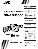 Preview for 1 page of JVC GR-AXM500 Instructions Manual