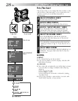 Предварительный просмотр 28 страницы JVC GR-AXM511 Instructions Manual