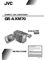 Preview for 1 page of JVC GR-AXM70 Instructions Manual