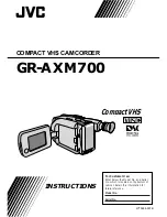 Предварительный просмотр 1 страницы JVC GR-AXM700 Instructions Manual