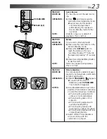 Preview for 23 page of JVC GR-AXM700 Instructions Manual