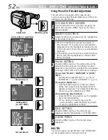 Предварительный просмотр 52 страницы JVC GR-AXM700 Instructions Manual