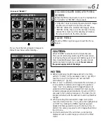 Предварительный просмотр 61 страницы JVC GR-AXM700 Instructions Manual