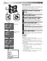 Предварительный просмотр 34 страницы JVC GR-AXM710 Instructions Manual