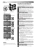 Предварительный просмотр 36 страницы JVC GR-AXM710 Instructions Manual